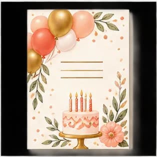 Welcome Sign preview in a matching floral party style